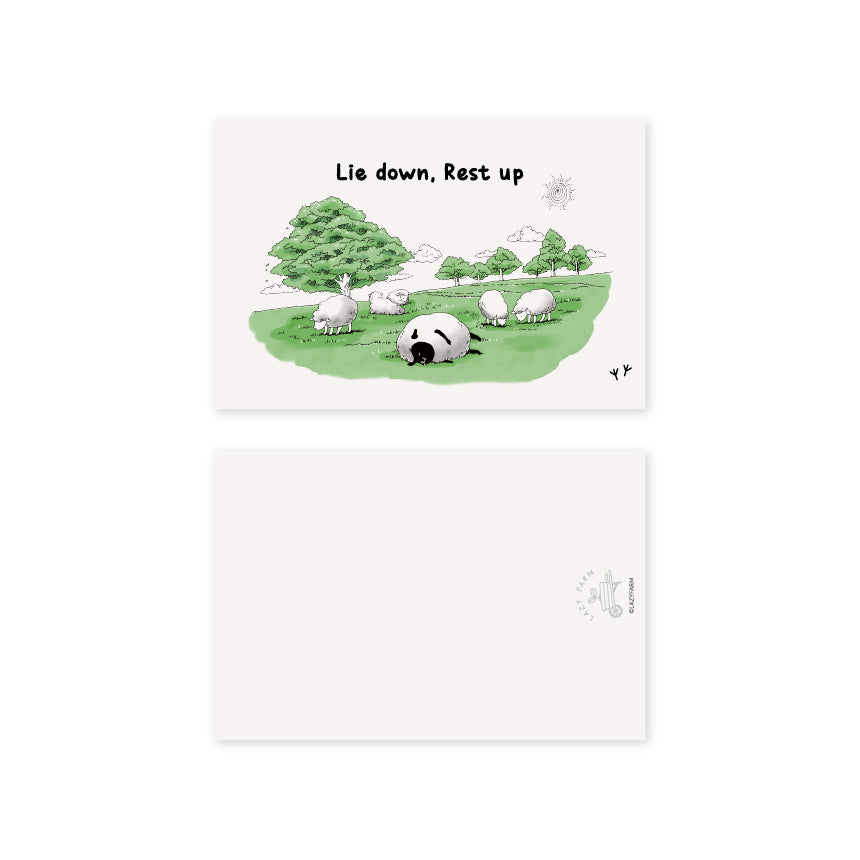 Postcard_Lie Down