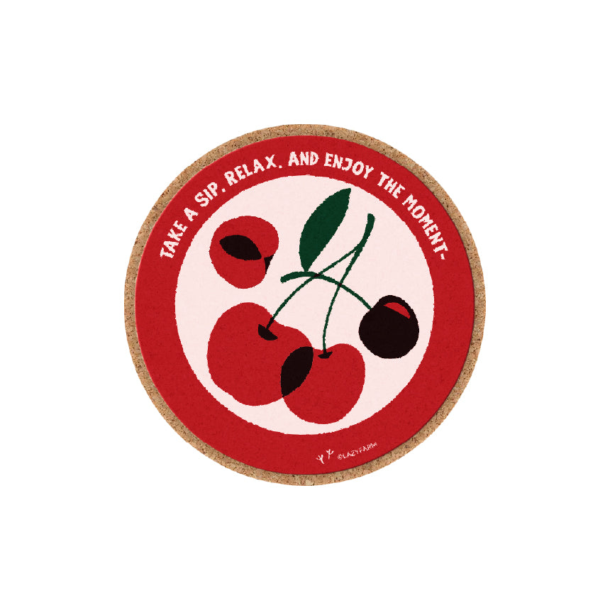 Round Coaster_Cherry