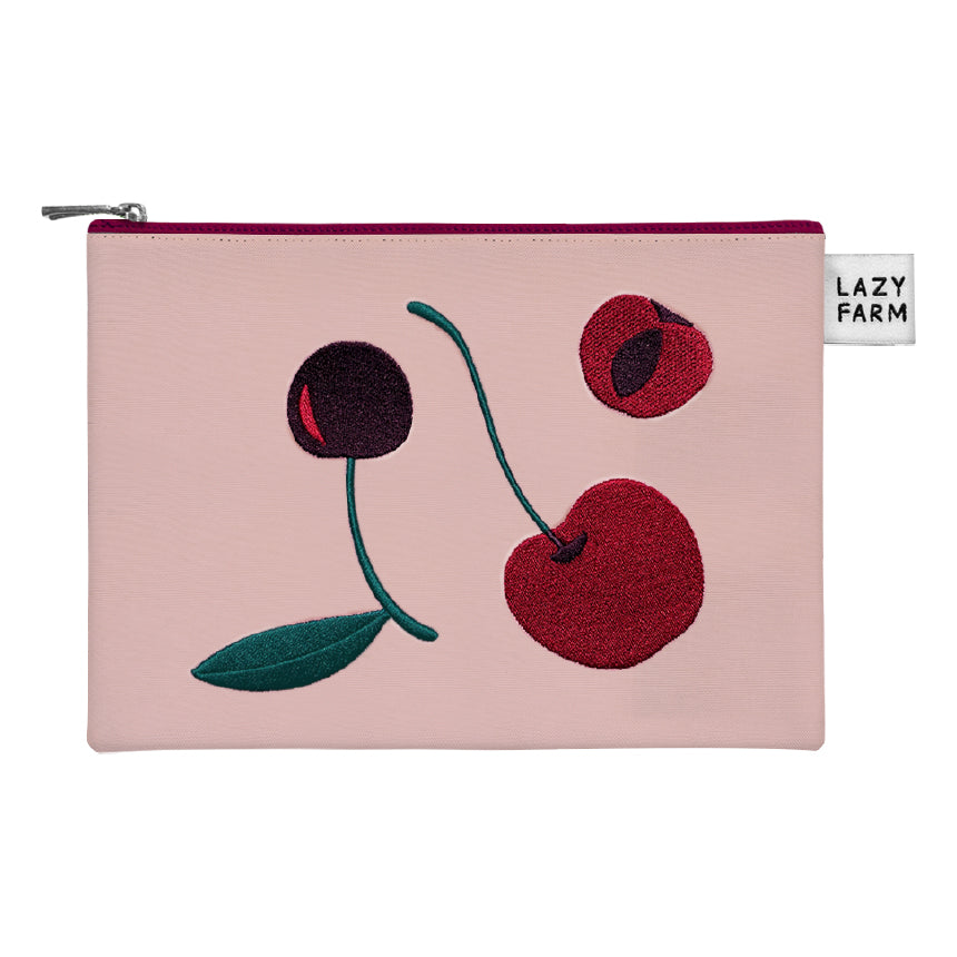 Flat Pouch(M)_Cherry